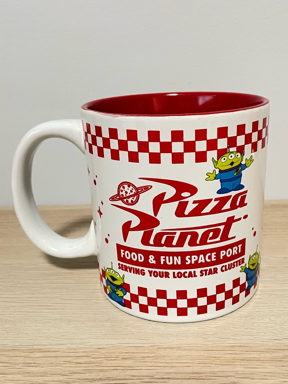 Disney Pixar Toy Story Pizza Planet Alien Ceramic Coffee Mug 20oz Silver Buffalo